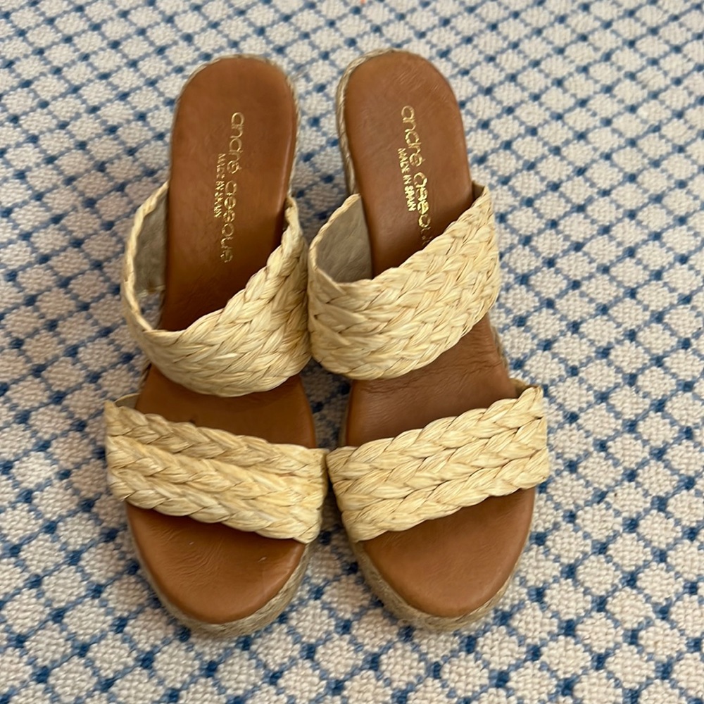 Andre Assous barely worn espadrilles size 36